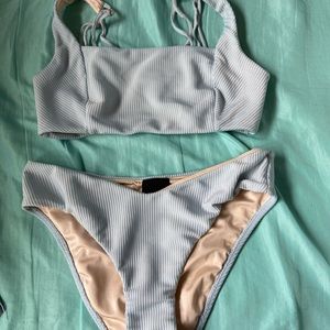 Blue bikini set